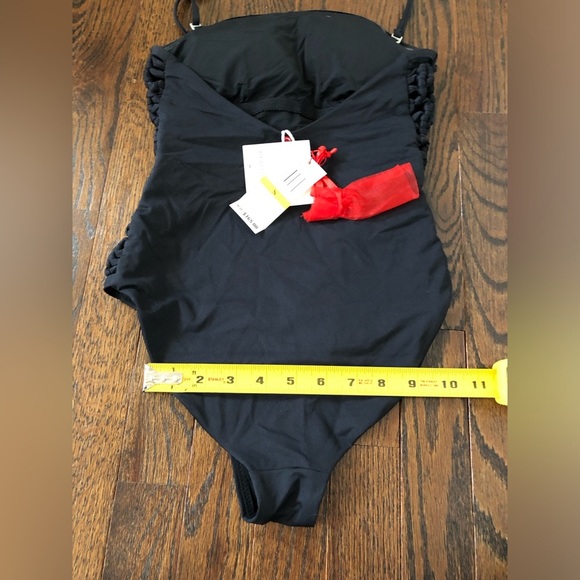 Red Carter Women’s S Black Side Lattice Strapless/Halter Cheeky Swim Suit - NWT! - Picture 16 of 16